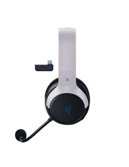 Игровая Гарнитура Razer Kaira HyperSpeed для PS5, Беспроводной, Белый | Черный