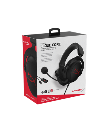 Наушники HyperX Cloud II Core, Беспроводной, Чёрный
