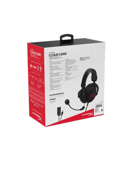 Наушники HyperX Cloud II Core, Беспроводной, Чёрный