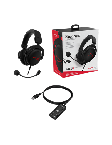 Наушники HyperX Cloud II Core, Беспроводной, Чёрный