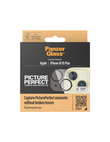 Sticlă de protecție PanzerGlass iPhone 15/15 Plus PicturePerfect, Negru