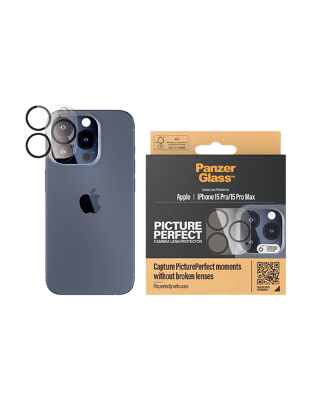 Sticlă de protecție PanzerGlass iPhone 15/15 Plus PicturePerfect, Negru Sticlă de protecție PanzerGlass iPhone 15/15 Plus PicturePerfect, Negru