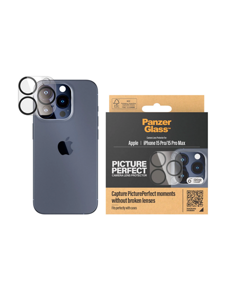 Sticlă de protecție PanzerGlass iPhone 15/15 Plus PicturePerfect, Negru Sticlă de protecție PanzerGlass iPhone 15/15 Plus PicturePerfect, Negru