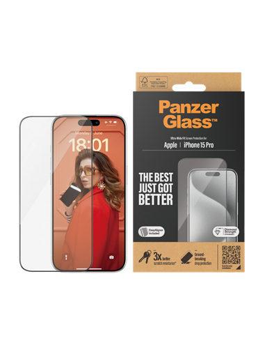 Sticlă de protecție PanzerGlass iPhone 15 Pro UWF wA, Transparent