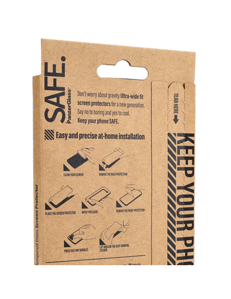 Sticlă de protecție PanzerGlass SAFE. UWF for iPhone 15 Plus, Transparent