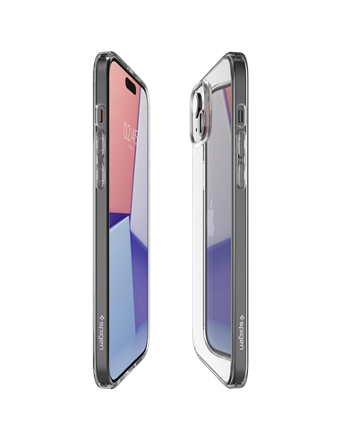Husă Spigen iPhone 15 Airskin Hybrid, Crystal Clear