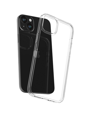 Husă Spigen iPhone 15 Airskin Hybrid, Crystal Clear