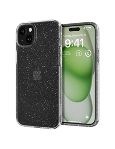 Husă Spigen iPhone 15 Plus Liquid Crystal, Cristal cu sclipici