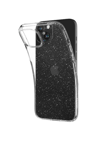 Husă Spigen iPhone 15 Plus Liquid Crystal, Cristal cu sclipici