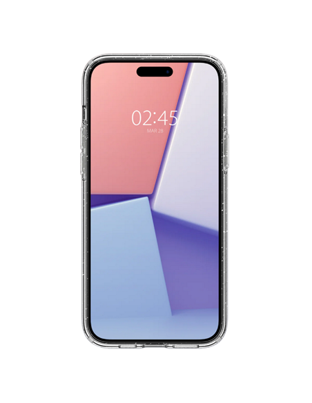 Husă Spigen iPhone 15 Plus Liquid Crystal, Cristal cu sclipici