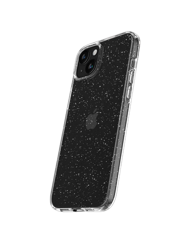 Husă Spigen iPhone 15 Plus Liquid Crystal, Cristal cu sclipici