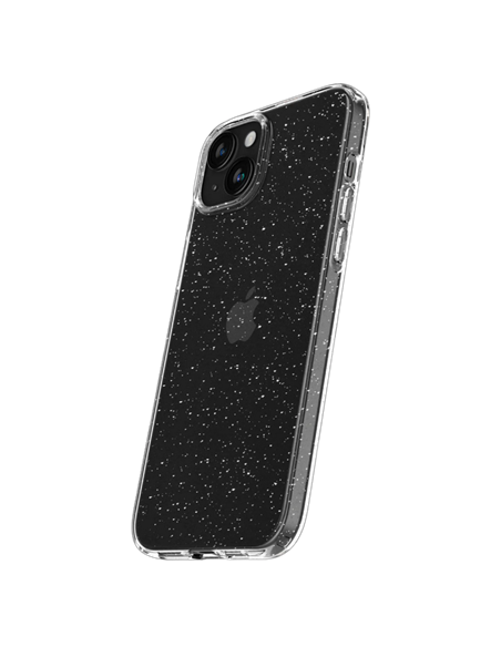Husă Spigen iPhone 15 Plus Liquid Crystal, Cristal cu sclipici