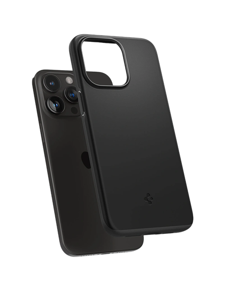 Чехол Spigen iPhone 15 Pro Max Thin Fit, Чёрный