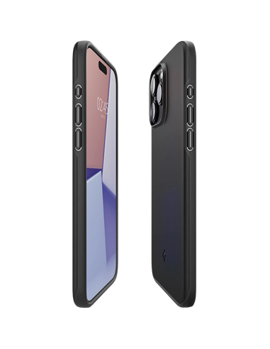 Husă Spigen iPhone 15 Pro Max Thin Fit, Negru