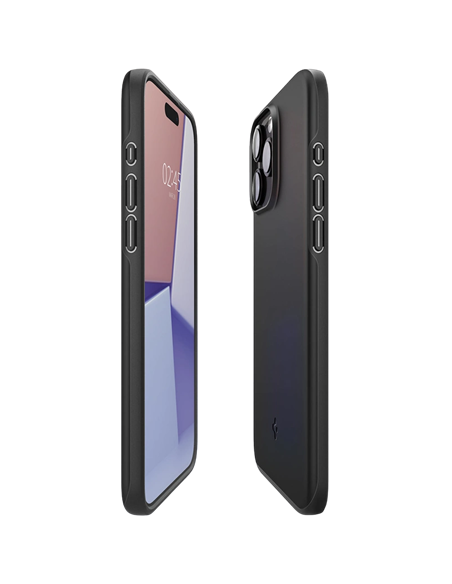 Husă Spigen iPhone 15 Pro Max Thin Fit, Negru Husă Spigen iPhone 15 Pro Max Thin Fit, Negru