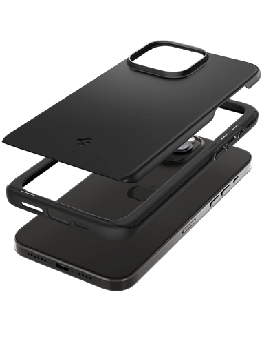 Чехол Spigen iPhone 15 Pro Max Thin Fit, Чёрный