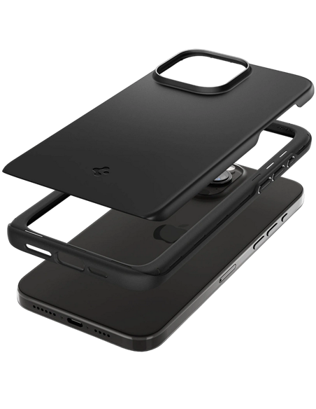 Чехол Spigen iPhone 15 Pro Max Thin Fit, Чёрный