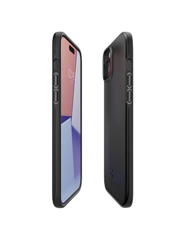 Чехол Spigen iPhone 15 Plus Thin Fit, Чёрный