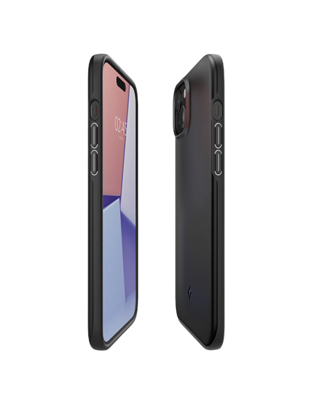 Чехол Spigen iPhone 15 Plus Thin Fit, Чёрный Чехол Spigen iPhone 15 Plus Thin Fit, Чёрный