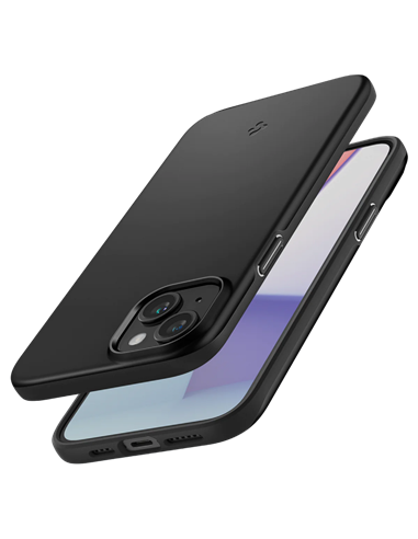 Чехол Spigen iPhone 15 Plus Thin Fit, Чёрный
