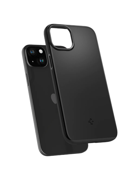Чехол Spigen iPhone 15 Plus Thin Fit, Чёрный Чехол Spigen iPhone 15 Plus Thin Fit, Чёрный