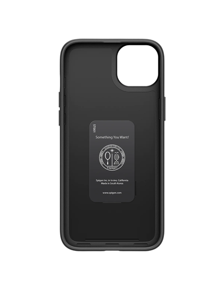 Чехол Spigen iPhone 15 Plus Thin Fit, Чёрный Чехол Spigen iPhone 15 Plus Thin Fit, Чёрный