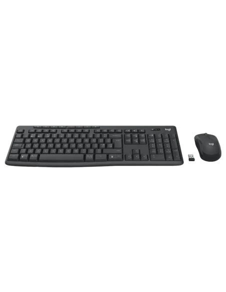 Клавиатура и мышь Logitech MK370, Беспроводное, Чёрный