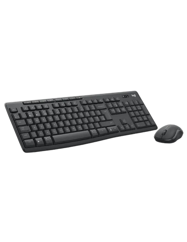 Клавиатура и мышь Logitech MK370, Беспроводное, Чёрный