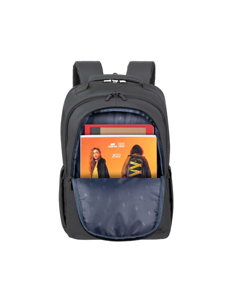 Рюкзак Rivacase 8435, 15.6", Eco-Friendly rPET Полиэстер, Чёрный