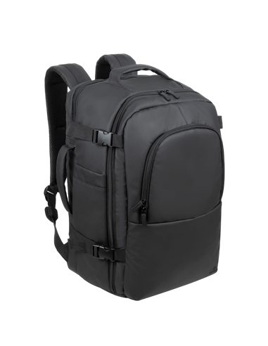Rucsac Rivacase 8465, 17.3", Eco-Friendly rPET Poliester, Negru