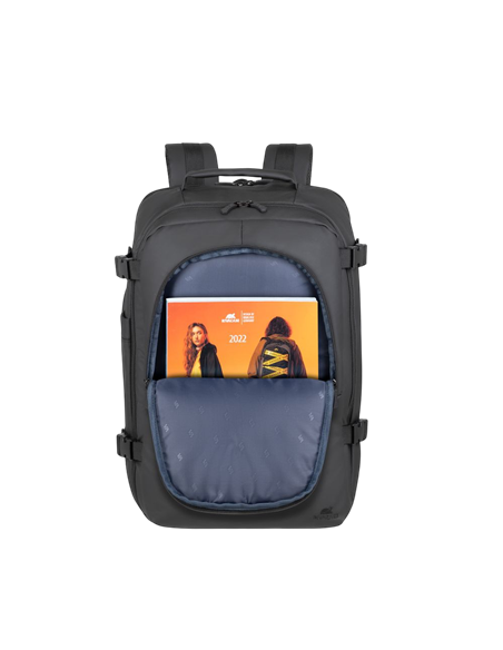Rucsac Rivacase 8465, 17.3", Eco-Friendly rPET Poliester, Negru