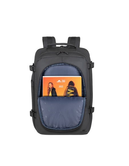 Rucsac Rivacase 8465, 17.3", Eco-Friendly rPET Poliester, Negru