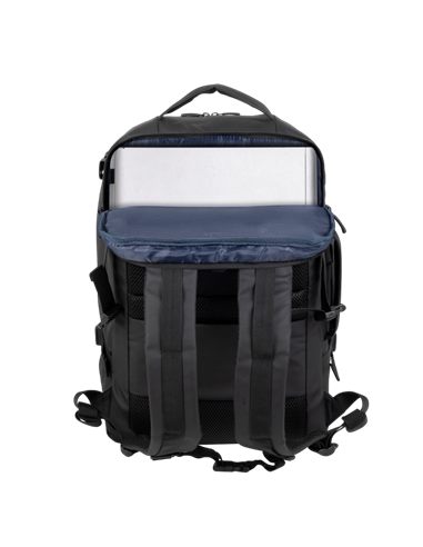 Rucsac Rivacase 8465, 17.3", Eco-Friendly rPET Poliester, Negru