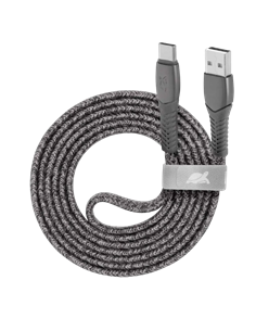 Кабель для зарядки и передачи данных Rivacase PS6102, USB Type-C/USB Type-A, 1,2м, Серый