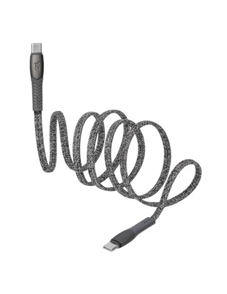 Cable de date Rivacase PS6105, USB Type-C/USB Type-C, 1,2m, Gri