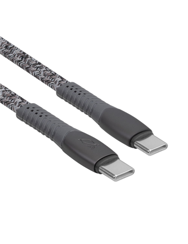 Cable de date Rivacase PS6105, USB Type-C/USB Type-C, 1,2m, Gri
