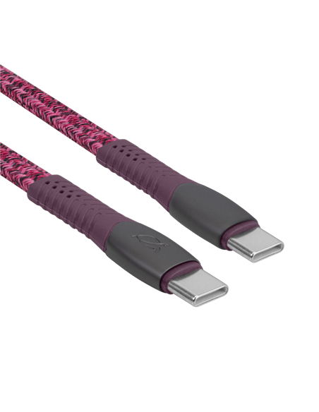 Cablu de încărcare și date Rivacase PS6105, USB Type-C/USB Type-C, 1,2m, Roșu Cablu de încărcare și date Rivacase PS6105, USB Type-C/USB Type-C, 1,2m, Roșu