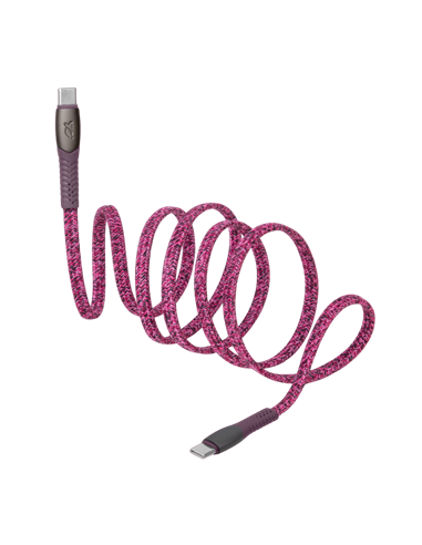 Cablu de încărcare și date Rivacase PS6105, USB Type-C/USB Type-C, 1,2m, Roșu