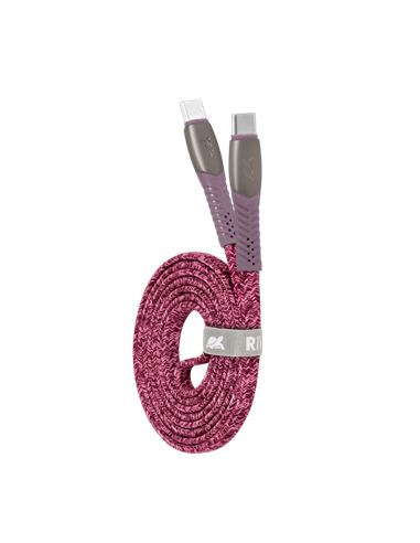 Cablu de încărcare și date Rivacase PS6105, USB Type-C/USB Type-C, 1,2m, Roșu