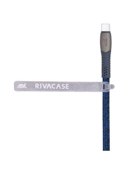 Cablu de încărcare și date Rivacase PS6105, USB Type-C/USB Type-C, 1,2m, Albastru Cablu de încărcare și date Rivacase PS6105, USB Type-C/USB Type-C, 1,2m, Albastru