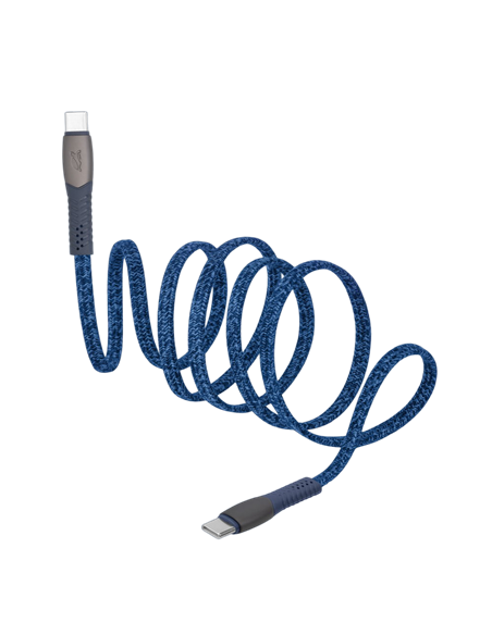 Cablu de încărcare și date Rivacase PS6105, USB Type-C/USB Type-C, 1,2m, Albastru Cablu de încărcare și date Rivacase PS6105, USB Type-C/USB Type-C, 1,2m, Albastru