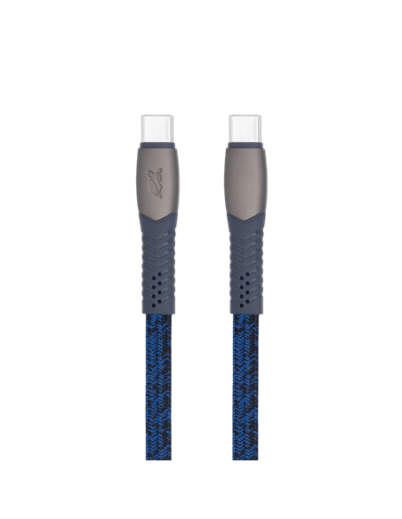 Cablu de încărcare și date Rivacase PS6105, USB Type-C/USB Type-C, 1,2m, Albastru Cablu de încărcare și date Rivacase PS6105, USB Type-C/USB Type-C, 1,2m, Albastru