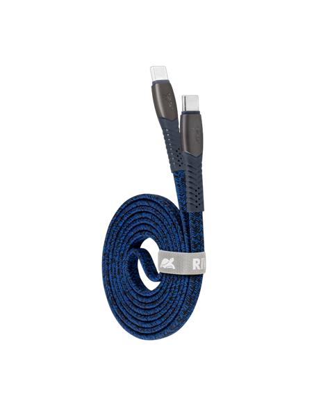 Cablu de încărcare și date Rivacase PS6105, USB Type-C/USB Type-C, 1,2m, Albastru Cablu de încărcare și date Rivacase PS6105, USB Type-C/USB Type-C, 1,2m, Albastru