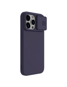 Чехол Nillkin iPhone 15 Pro, CamShield Silky Silicone, Dark Purple 2