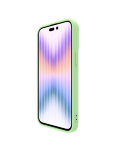 Чехол Nillkin iPhone 15 Pro, CamShield Silky Silicone, Mint Green 2