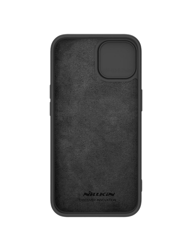 Чехол Nillkin iPhone 15 Plus, CamShield Silky Silicone, Elegant Black