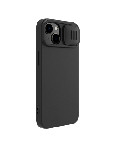 Чехол Nillkin iPhone 15 Plus, CamShield Silky Silicone, Elegant Black
