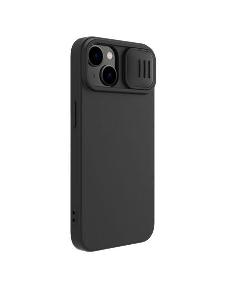 Чехол Nillkin iPhone 15 Plus, CamShield Silky Silicone, Elegant Black
