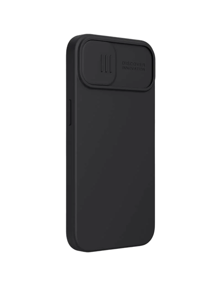 Чехол Nillkin iPhone 15 Plus, CamShield Silky Silicone, Elegant Black