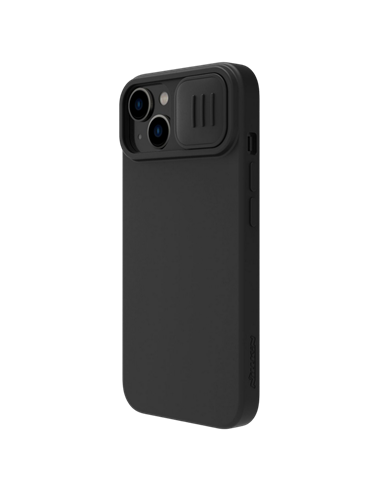 Чехол Nillkin iPhone 15 Plus, CamShield Silky Silicone, Elegant Black